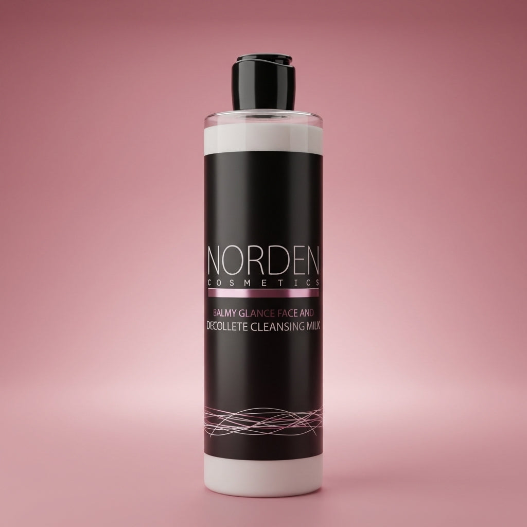 Norden Cosmetics Balmy Glance Rengöringsmjölk för Känslig & Couperose Hud 250 ml